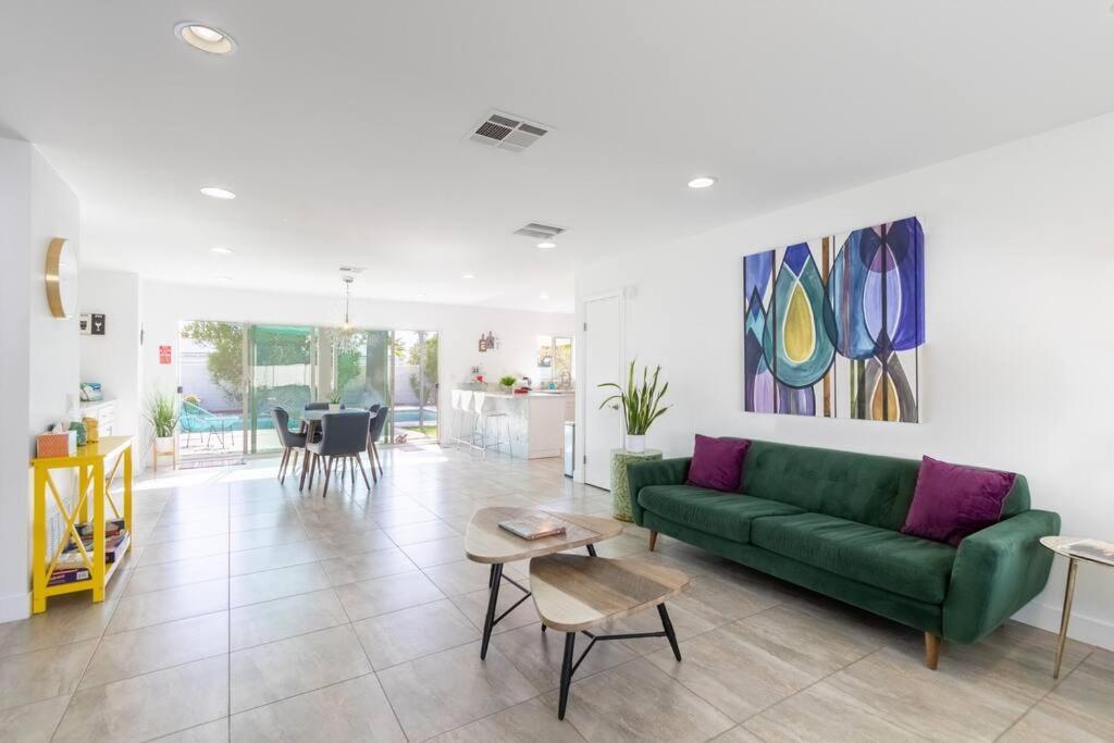 Villa Airy Corner Lot Mcm Oasis Palm Springs Exterior foto